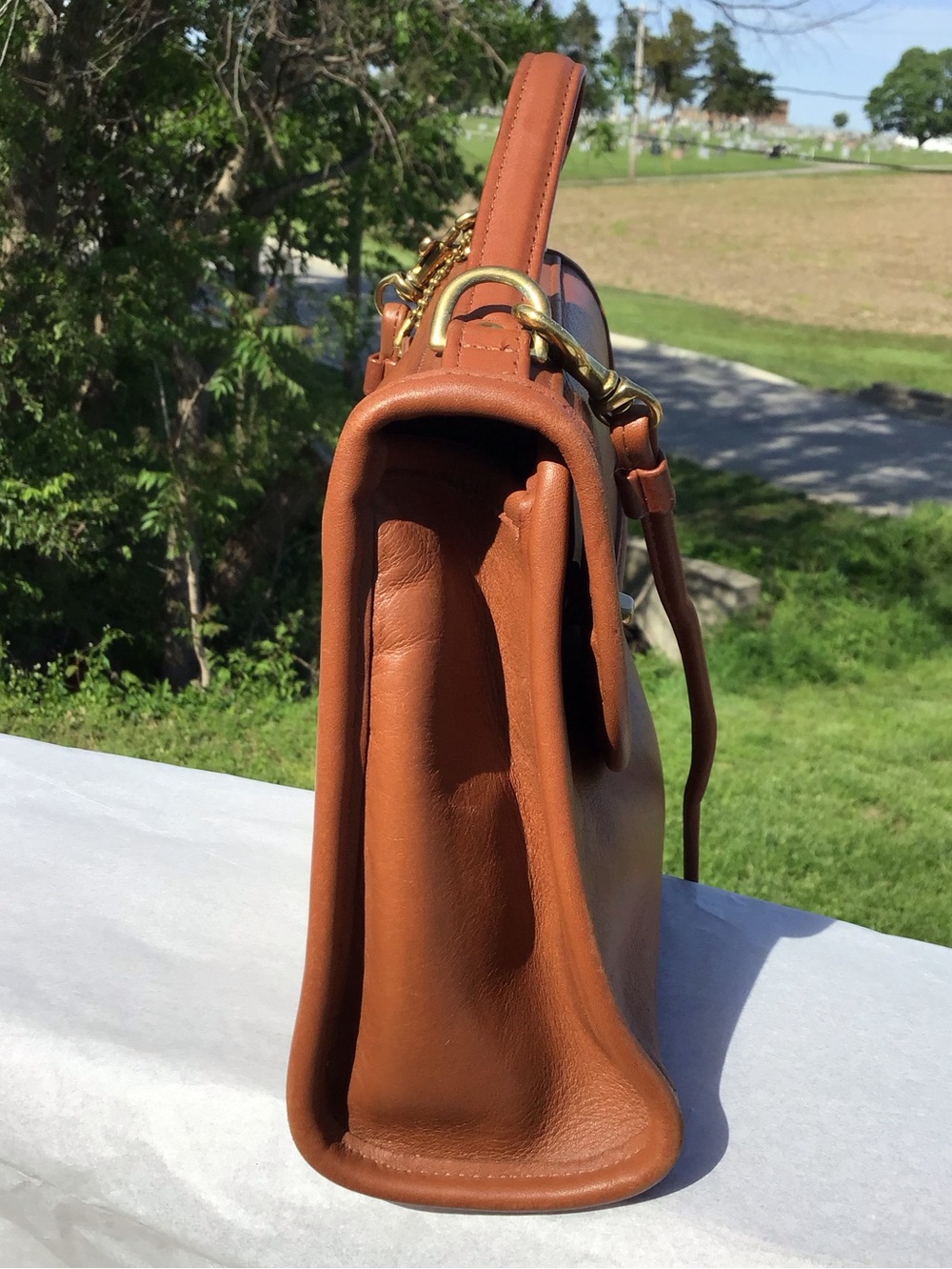 Coach British Tan Regina Crossbody Bag 9983 - Picture 4 of 15